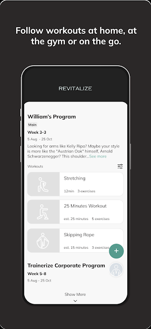 Revitalize Performance Screenshot 2