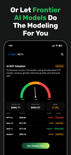 Bell Stock Valuations Screenshot 2