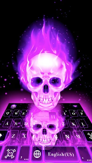 Skeleton Keyboard Theme Screenshot 0