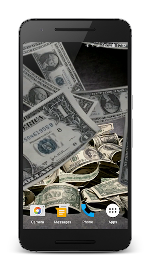 Falling Money Live Wallpaper Screenshot 1