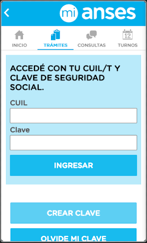 Mi ANSES Screenshot 1
