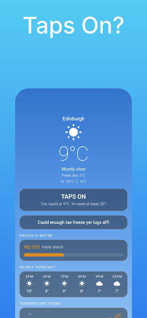 Braw Weather: Scots Forecast Screenshot 0