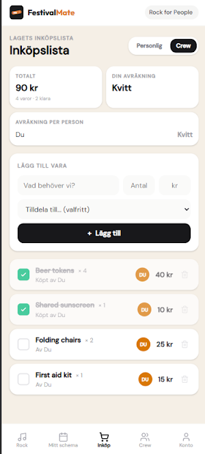 FestivalMate Screenshot 2