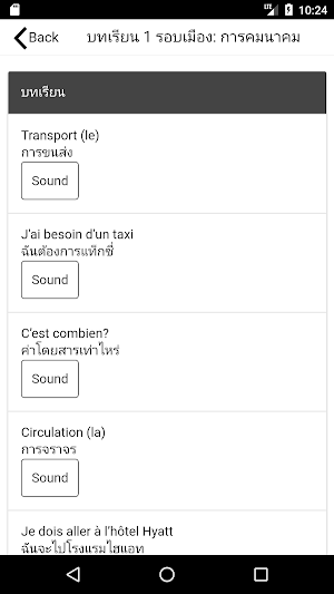 บทเรียนภาษาฝรั่งเศสขั้นสูง พร้ Screenshot 3