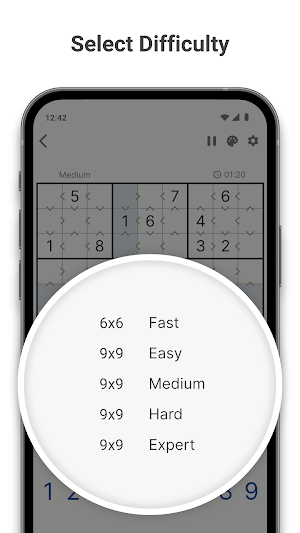 Greater Than Sudoku Screenshot 3