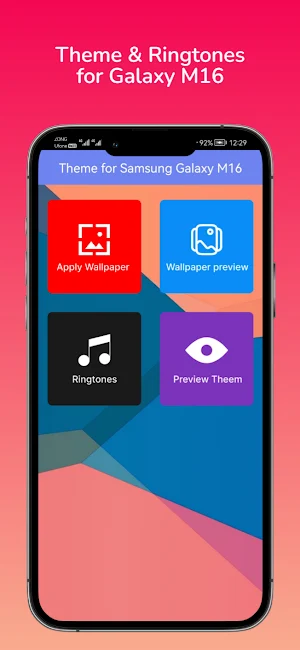 Theme for Samsung Galaxy M16 Screenshot 0
