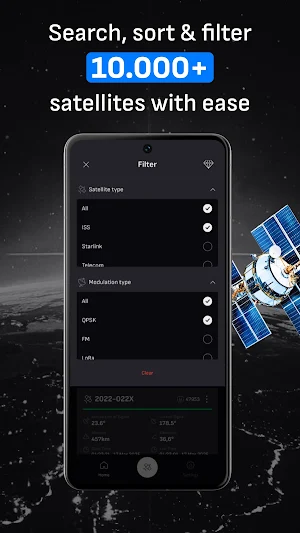 Satellites Tracker: ISS Detect Screenshot 2