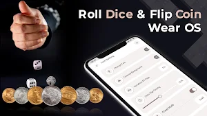 Roll Dice & Flip Coin: Wear OS Screenshot 0