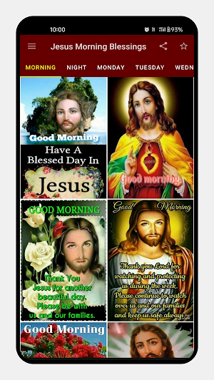 Jesus Good Morning Blessings Screenshot 1