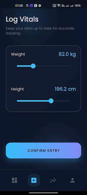 BMI Calculator Screenshot 1