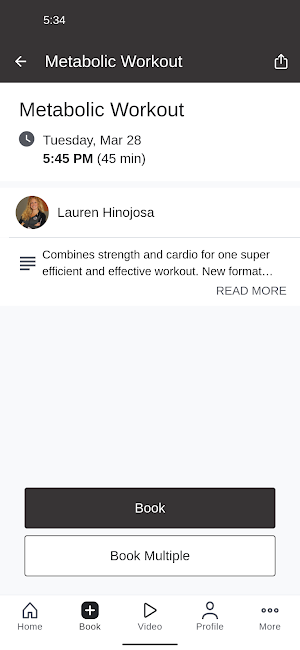 Workout1 - Michigan Screenshot 2