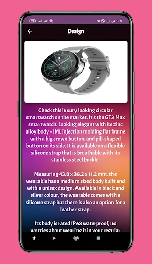 GT3 Max Smartwatch Guide Screenshot 2
