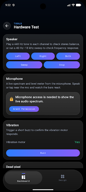 DeviceLab: Device Info Test Screenshot 3