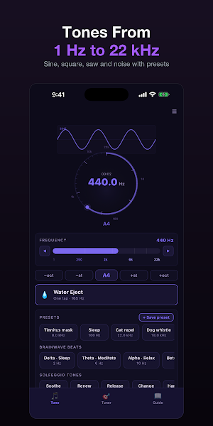Tone Generator: Sine Wave Screenshot 0