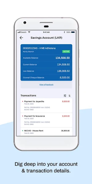 HNB Digital Banking Screenshot 3