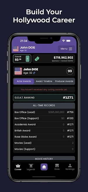 Hollywood Superstar Game 2025 Screenshot 1