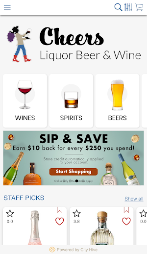 Cheers Liquor Beer & Wine Screenshot 1