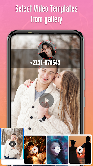 Video ringtone incoming call Screenshot 2