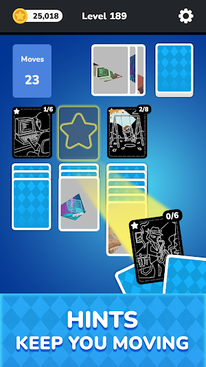 Solitaire - Puzzle Images Screenshot 2