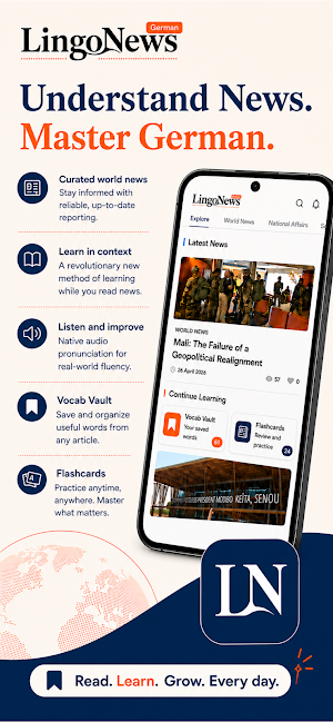 LingoNews: Read & Learn German Screenshot 0