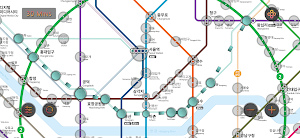 Seoul Metro Map Route 서울 지하철도 Screenshot 1