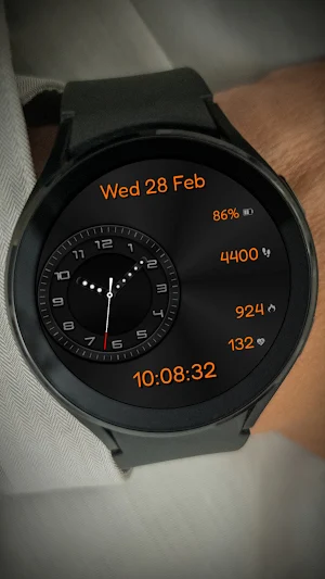 Hybrid Sport Watch face 02 Screenshot 2