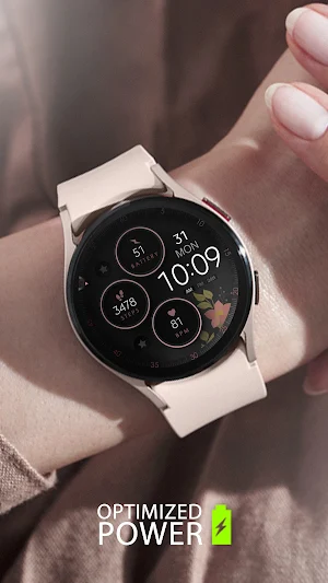Digital Rose Gold 4 Watch Face Screenshot 0