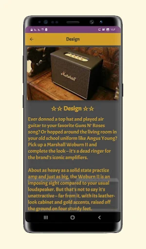 Marshall Woburn II review Screenshot 0