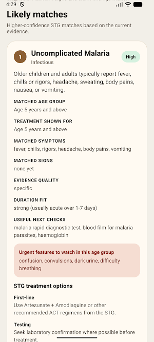 STG Triage Screenshot 2