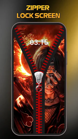 Zipper Lock Screen Screenshot 0