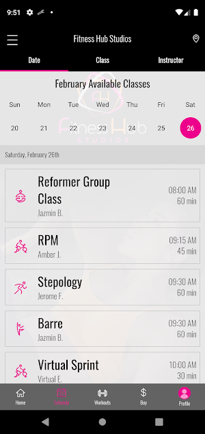 Fitness Hub Studios Screenshot 1