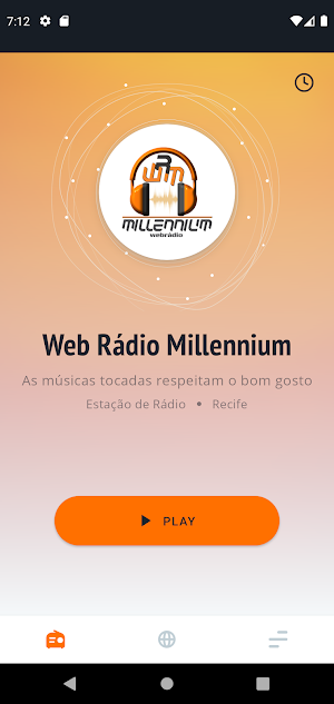 Web Rádio Millennium Screenshot 0