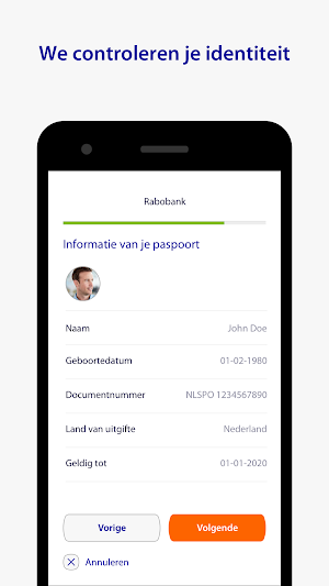 Rabo Mobiel Identificeren Screenshot 3