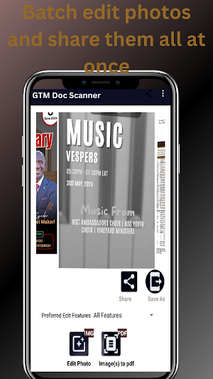 Gtm Doc scan and make Pdf &JPG Screenshot 3