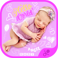 Month Stickers for Baby Girl