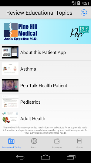 Pine Hill Medical by Pep Talk  Screenshot 0