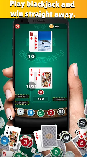 Winning Blackjack 21 - Card Screenshot 3