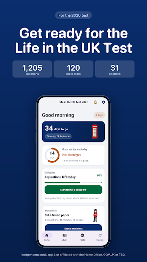 Life in the UK Test 2026: Prep Screenshot 0