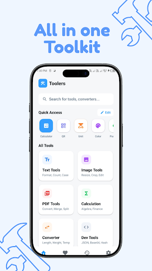 Toolers: All In One Toolkit Screenshot 0
