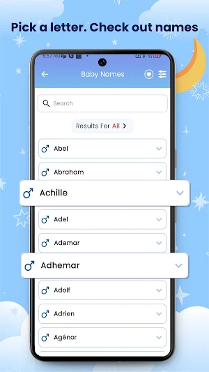 French Baby Names Screenshot 2