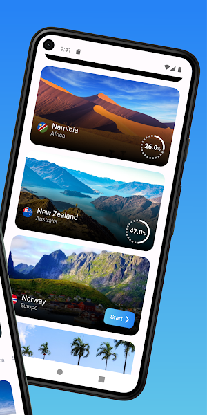 Voyager: travel tracker Screenshot 1