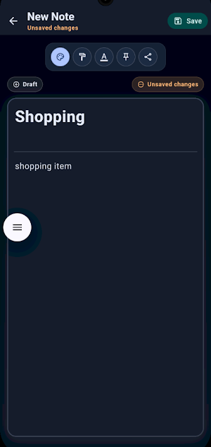 My Note Screenshot 2
