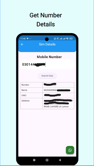 Sim owner details & sim info Screenshot 2