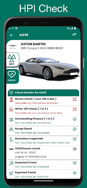 Freedom Car Check - HPI Check Screenshot 1