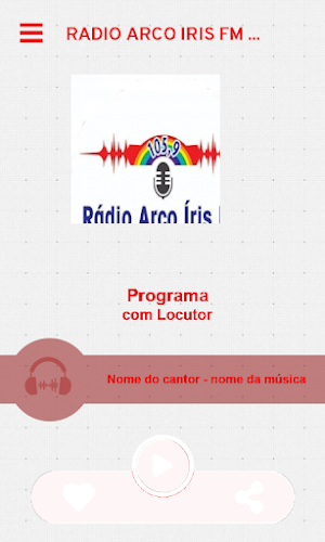 Radio Arco Iris FM - 105,9 Mhz Screenshot 1