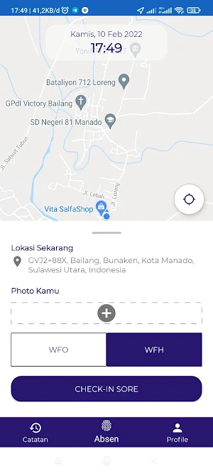 Presensi Kota Tidore Kepulauan Screenshot 1