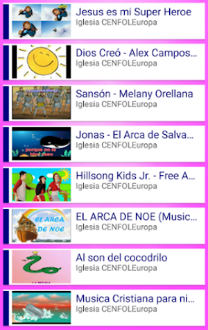Canciones y videos infantiles Screenshot 0