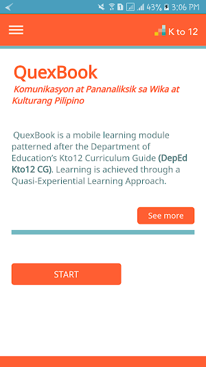 Komunikasyon at Pananaliksik - QuexBook PRO Screenshot 0