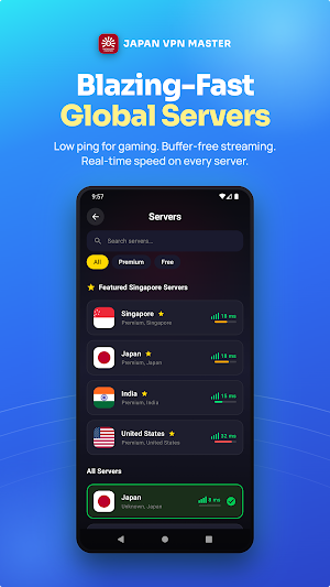 Japan VPN Master: Fast Secure Screenshot 1