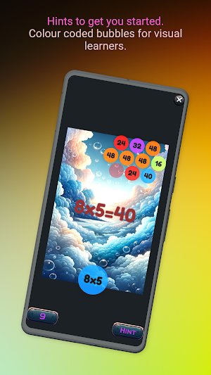 Bubble Tables - Times Tables Screenshot 2